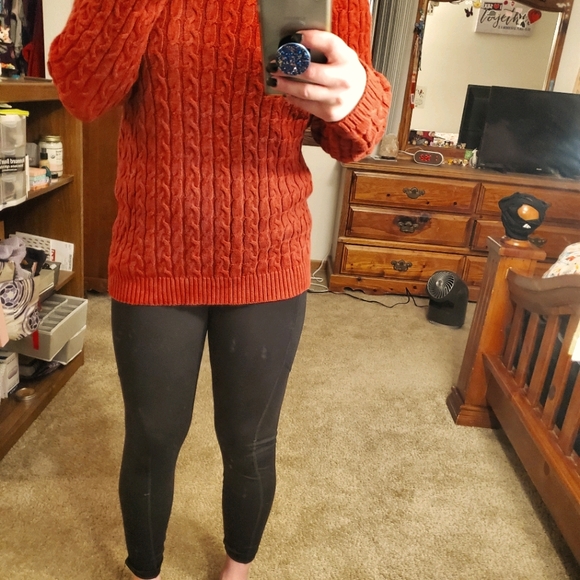 Bundle only croft and barrow red/orange sweater - Picture 4 of 6
